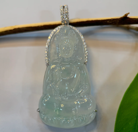 Discover Timeless Grace with the Icy Goddess of Mercy Pendant (P118)