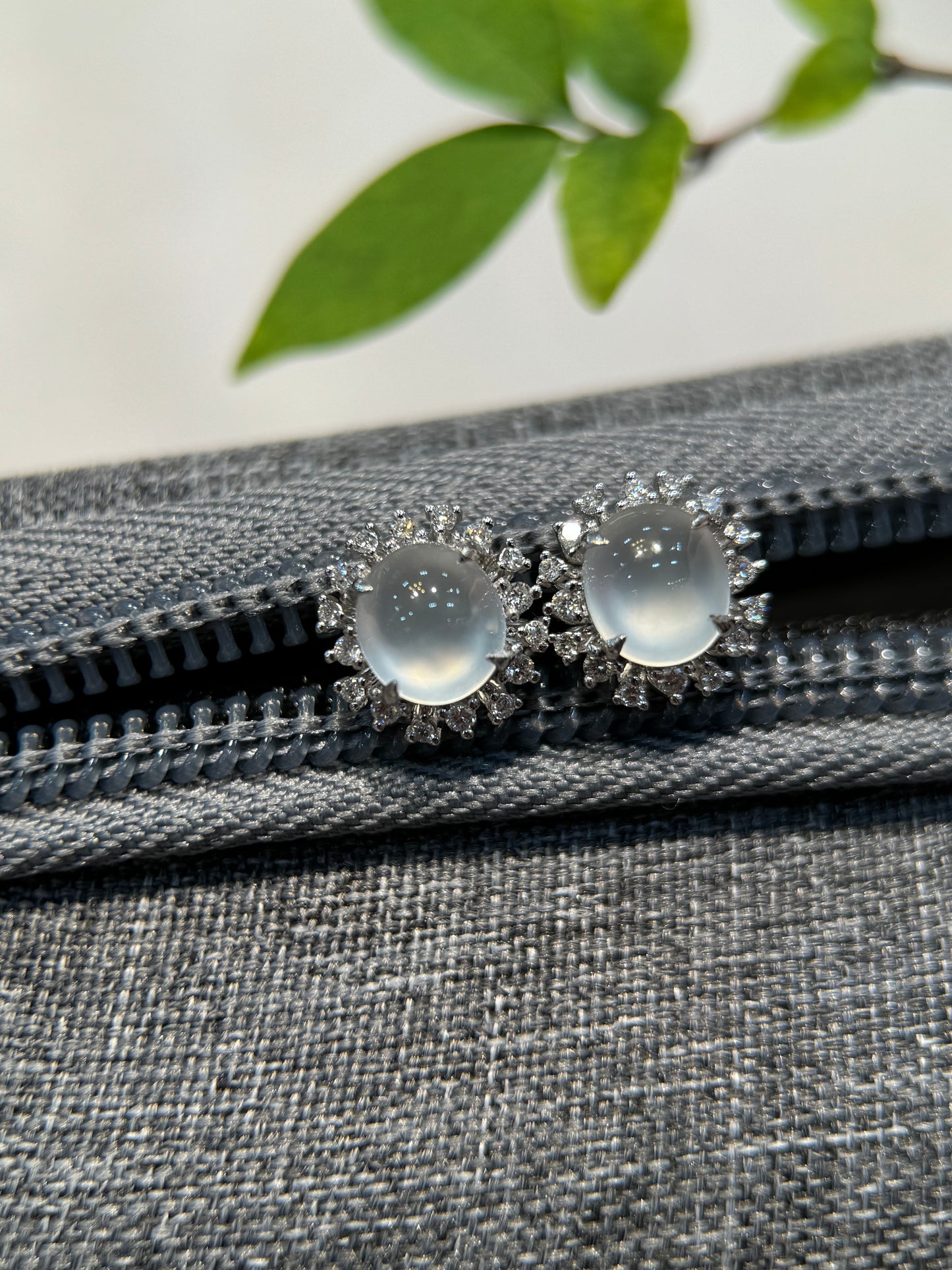 Glassy Cabochon Earring (E319)