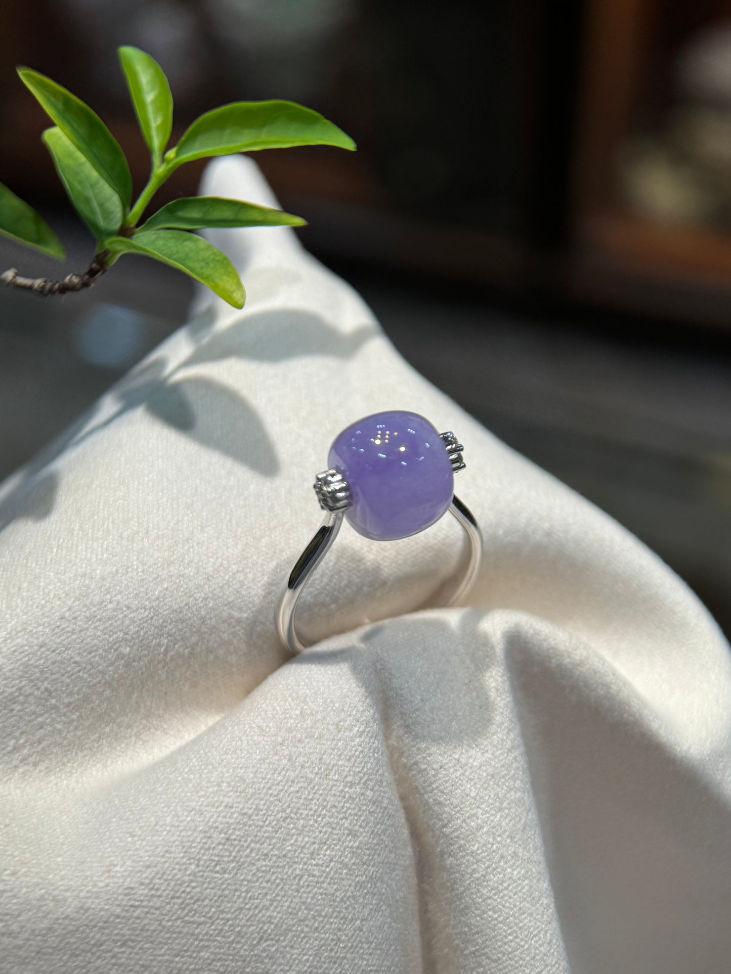 Lavender Barrel Ring (R146)