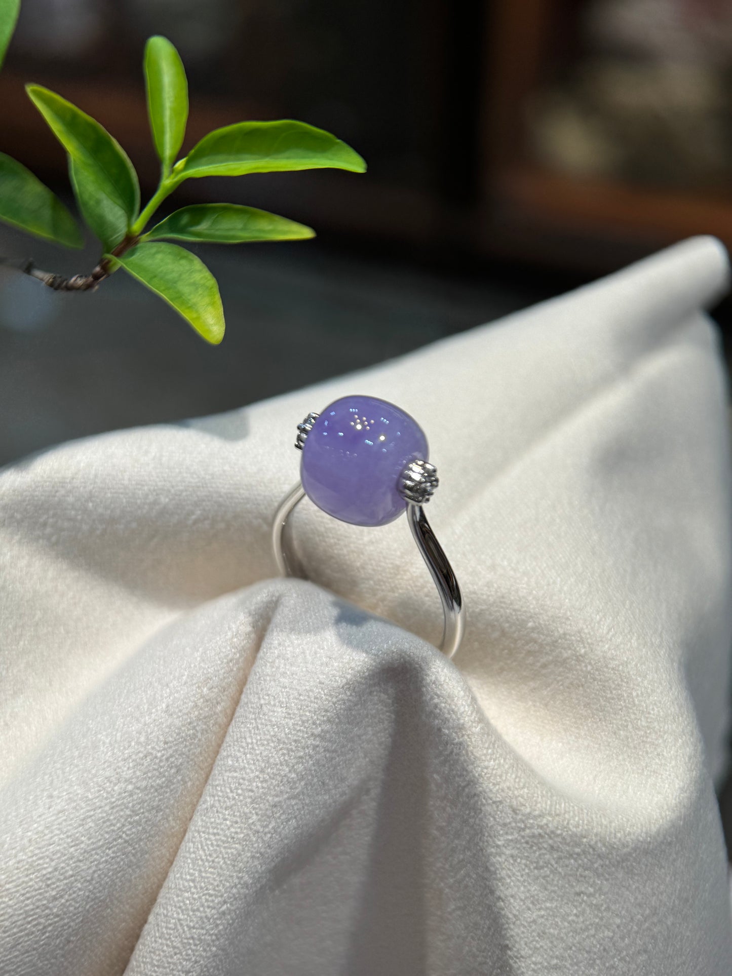 Lavender Barrel Ring (R146)