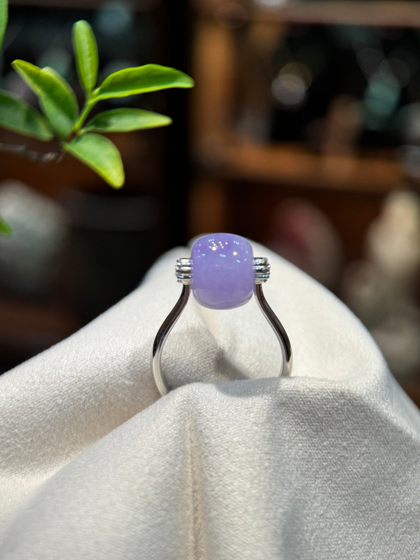 Lavender Barrel Ring (R146)
