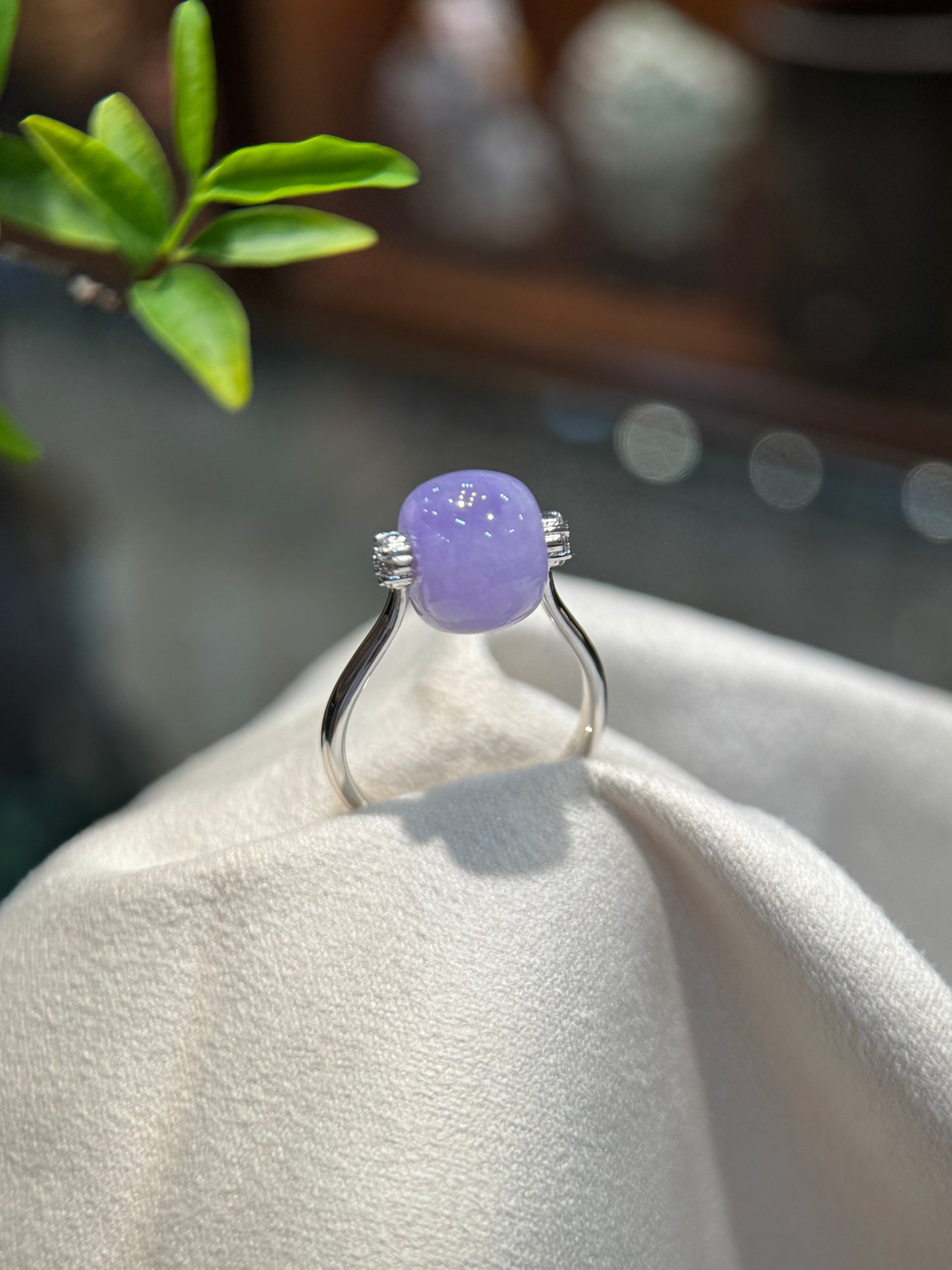 Lavender Barrel Ring (R146)