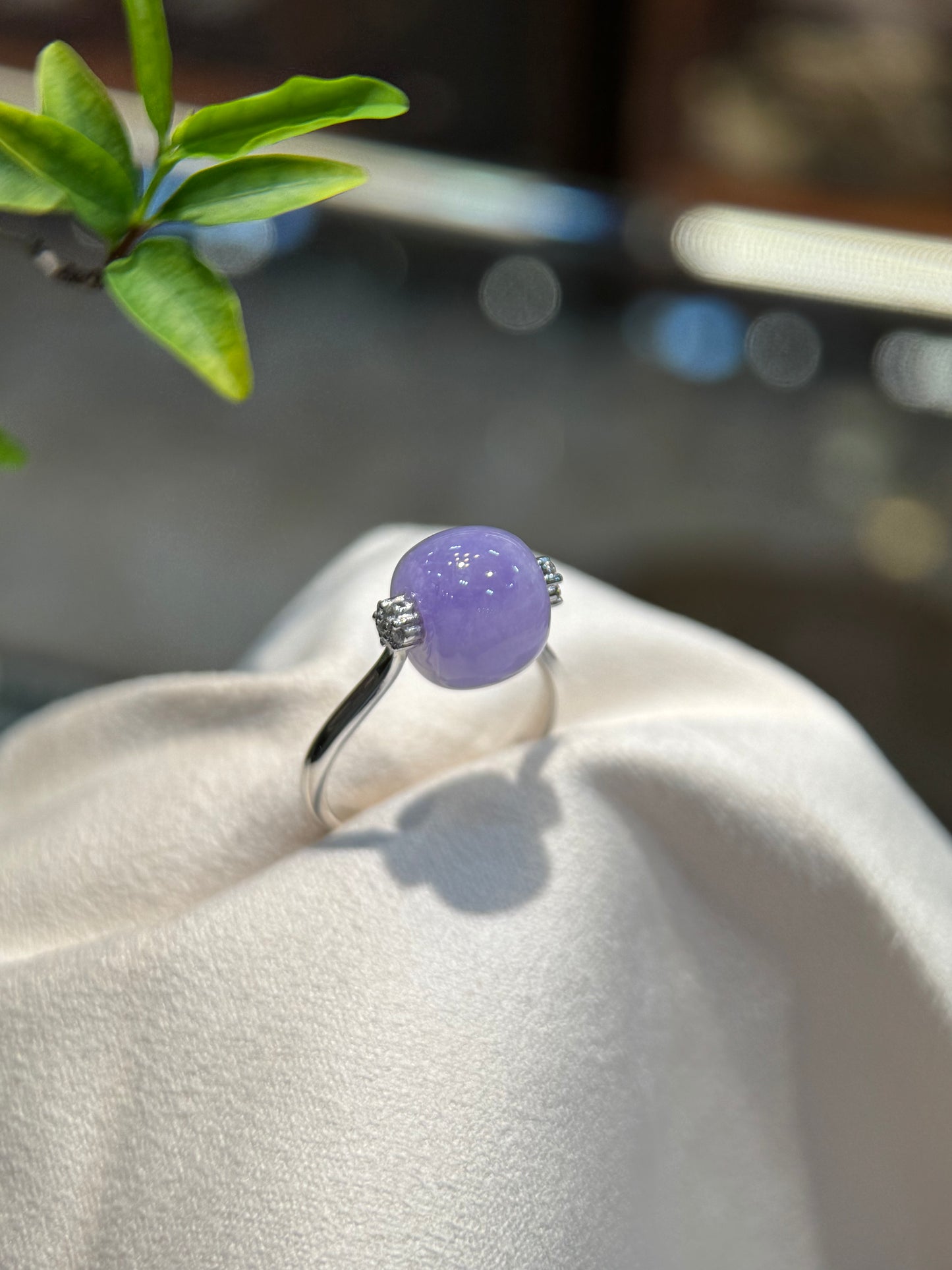 Lavender Barrel Ring (R146)