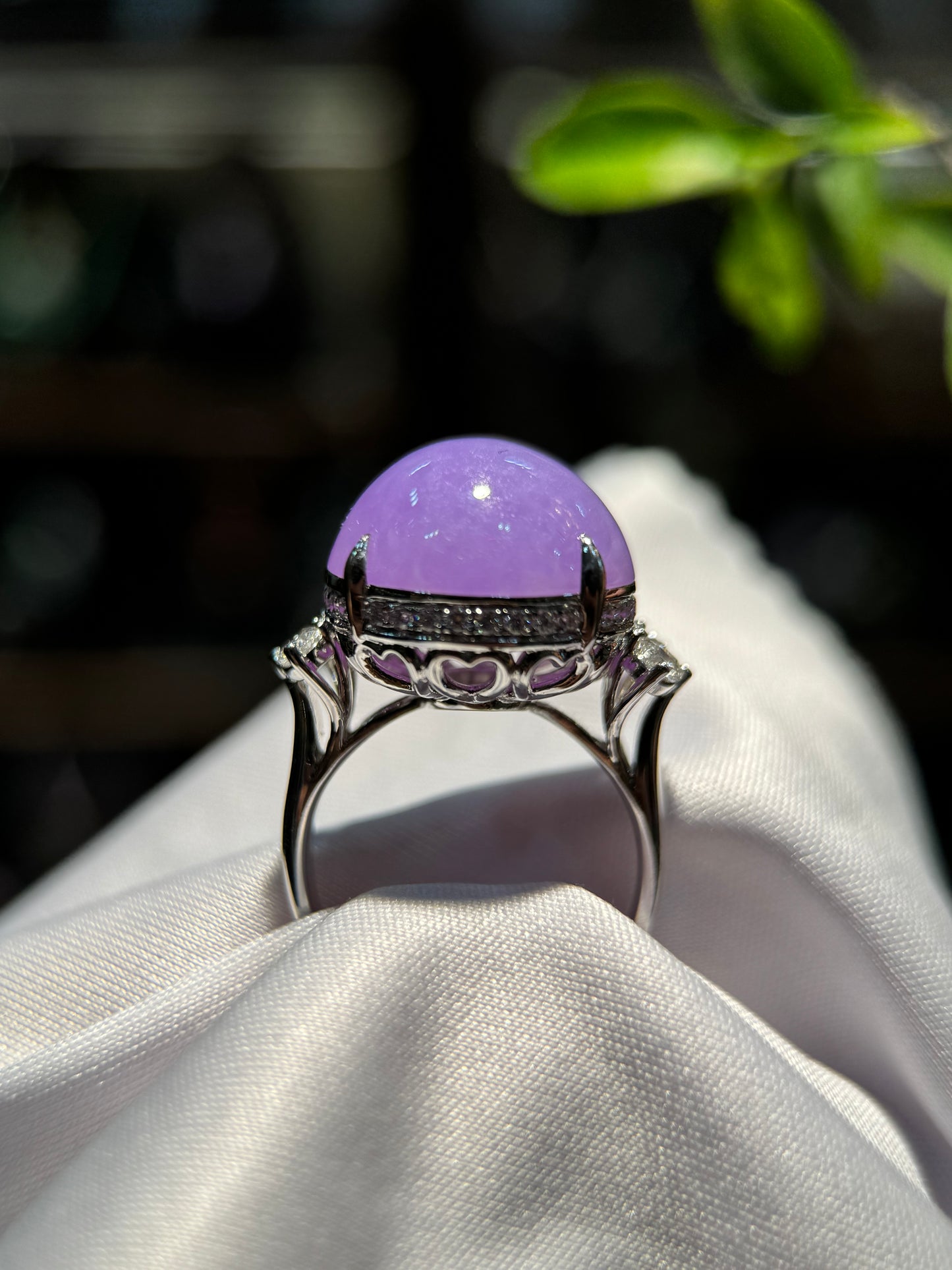 Lavender Cabochon Ring (R148)