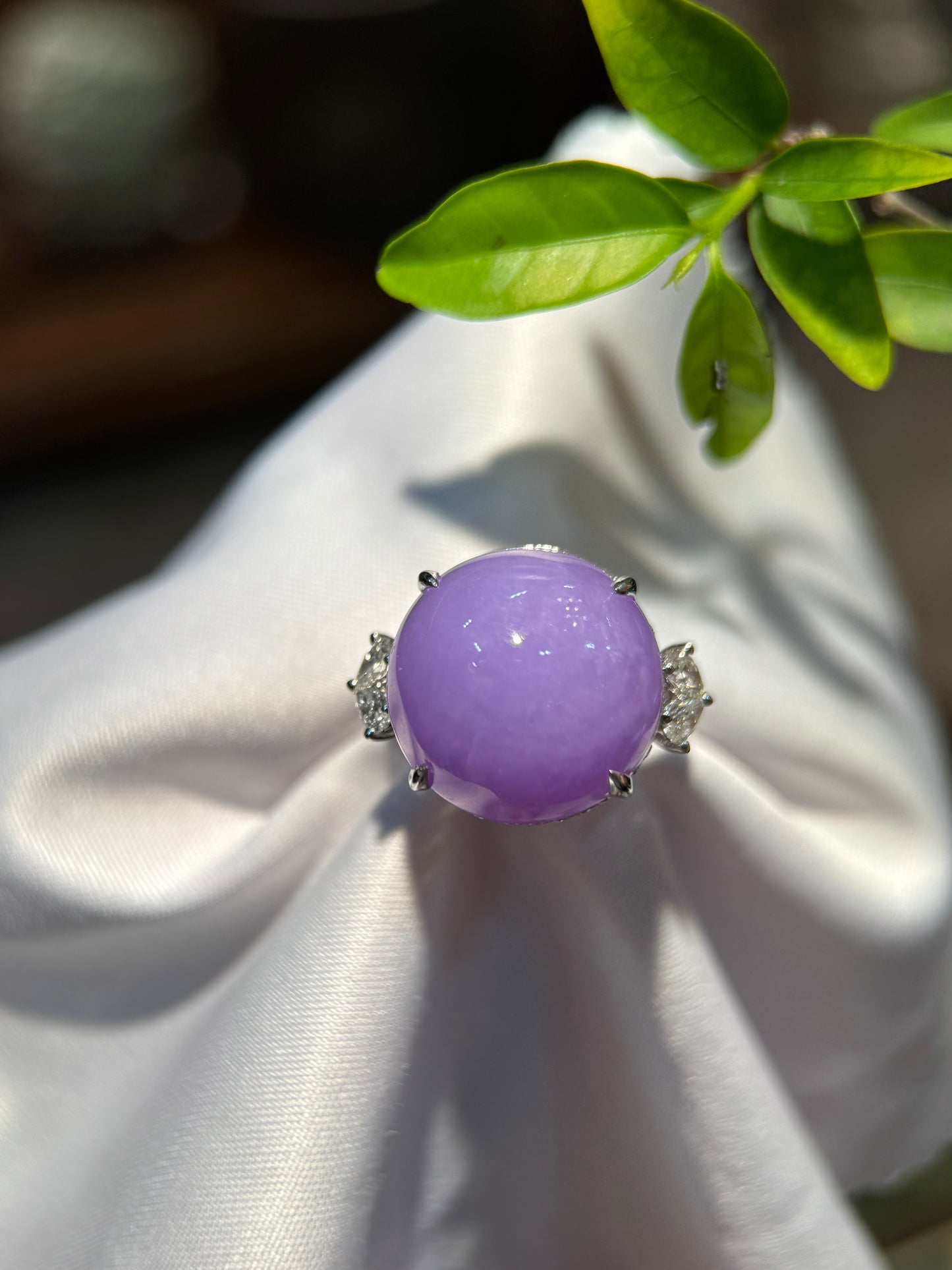 Lavender Cabochon Ring (R148)