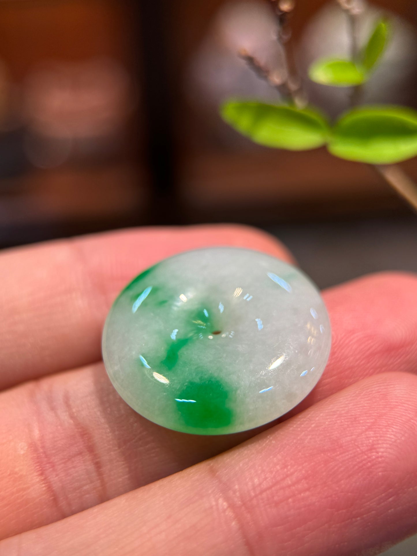 Green Safety Coin Pendant (P152)