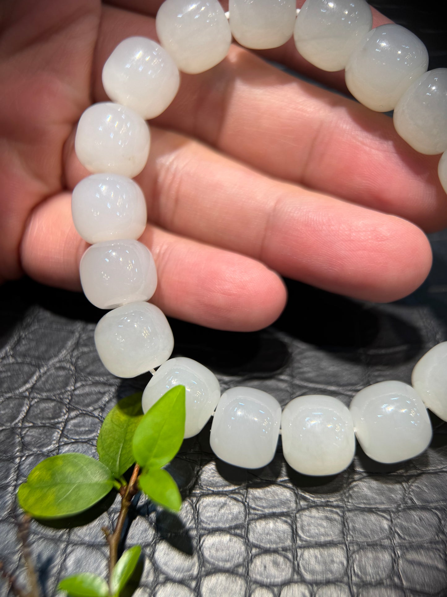 Nephrite beads Bracelet (B016)