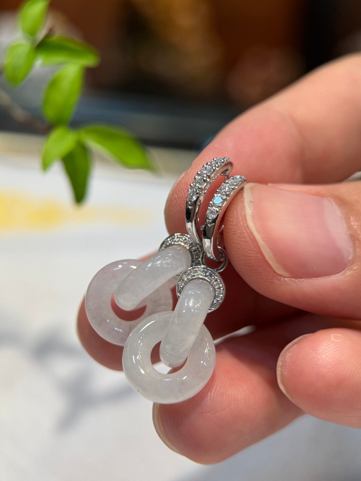 Icy Double Loops Earring (E338)