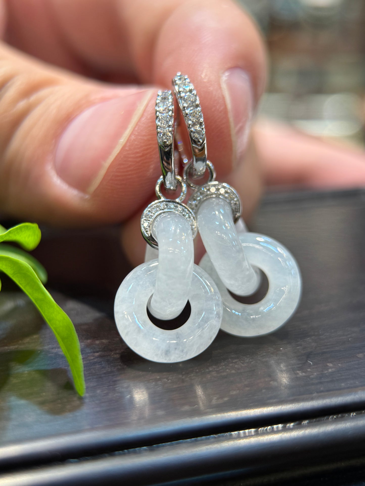 Icy Double Loops Earring (E338)
