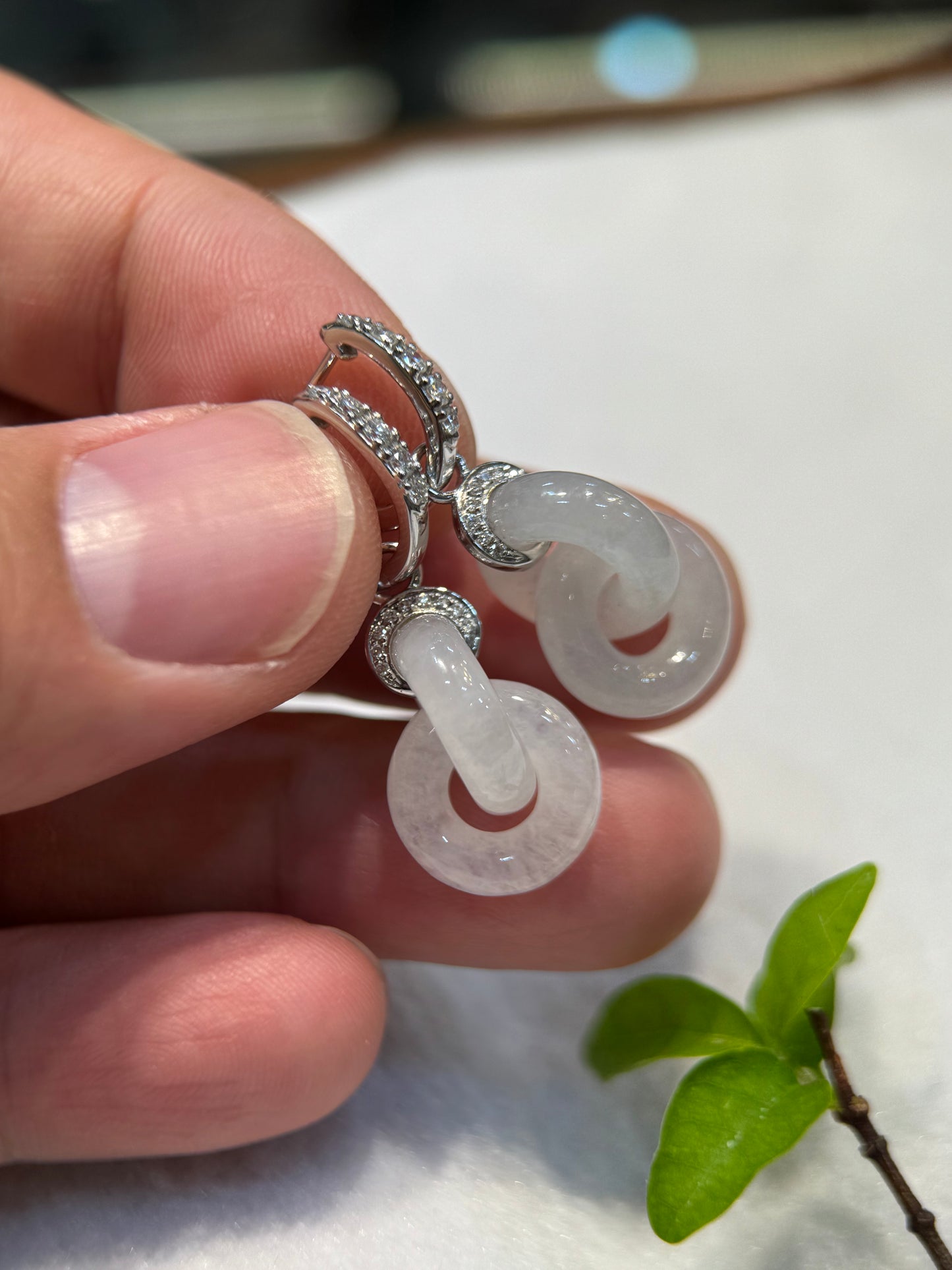 Icy Double Loops Earring (E338)