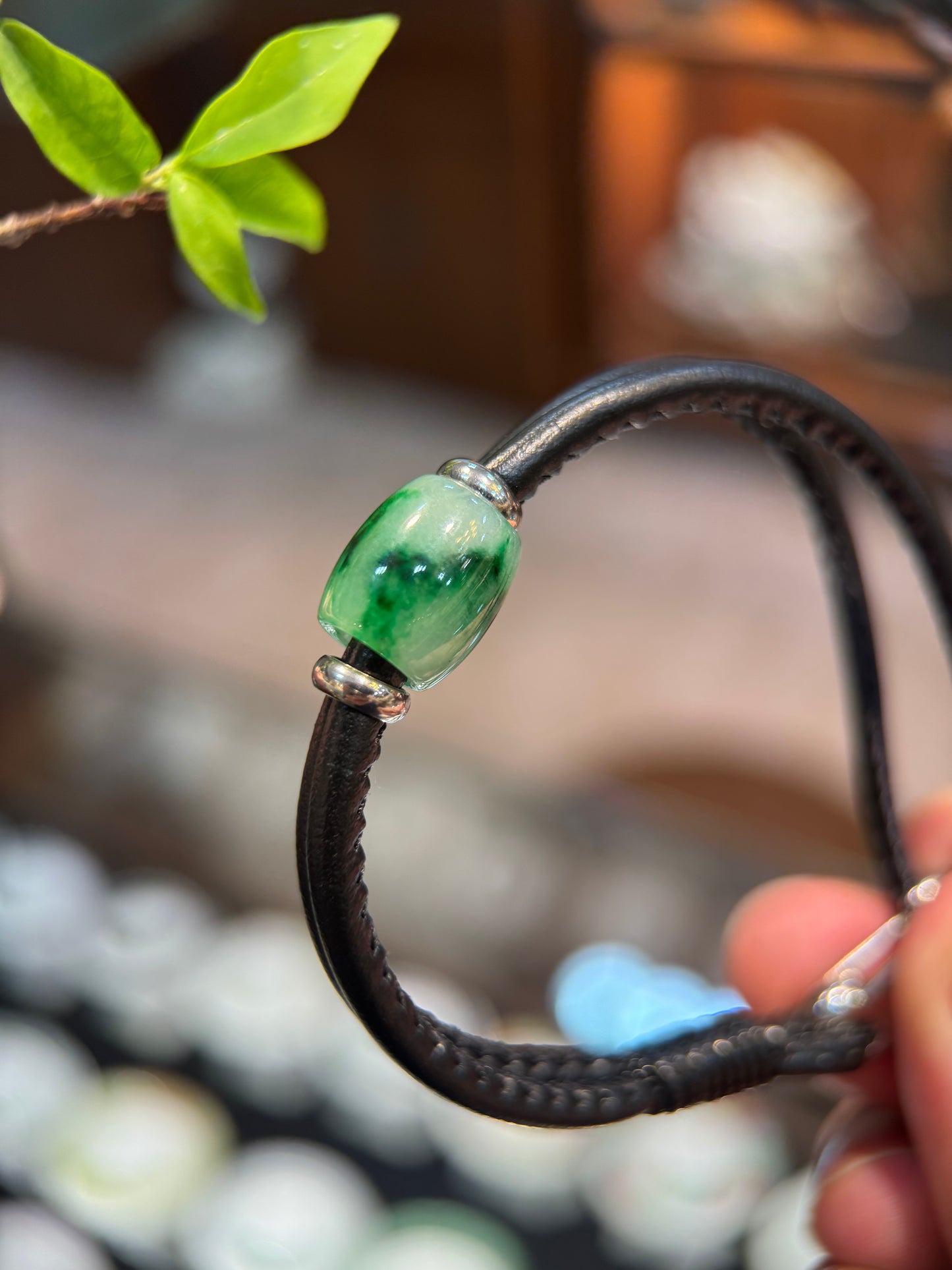 Green Jade Barrel (B019)