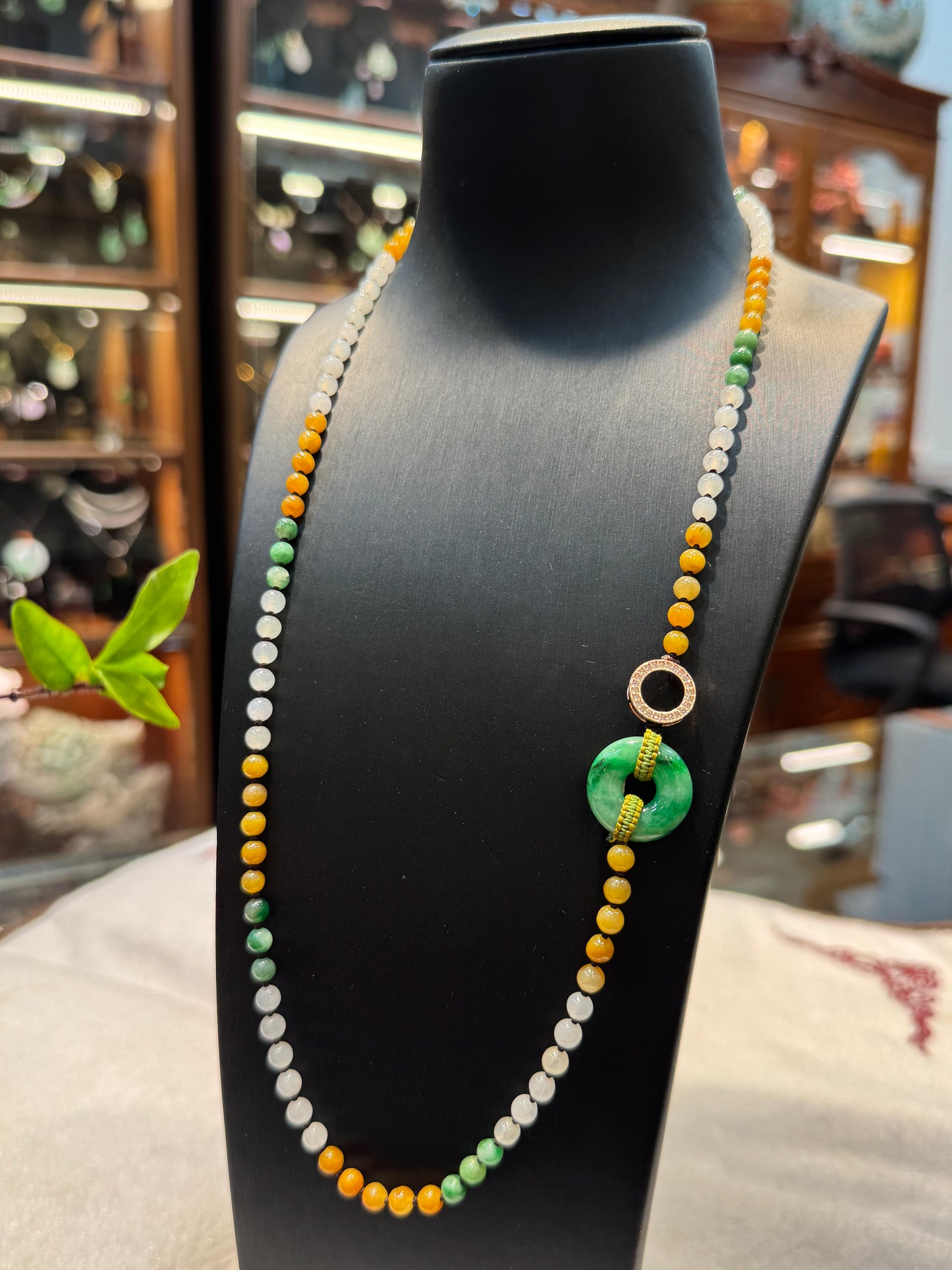 Multi-Colour Round Beads Necklace (N001)