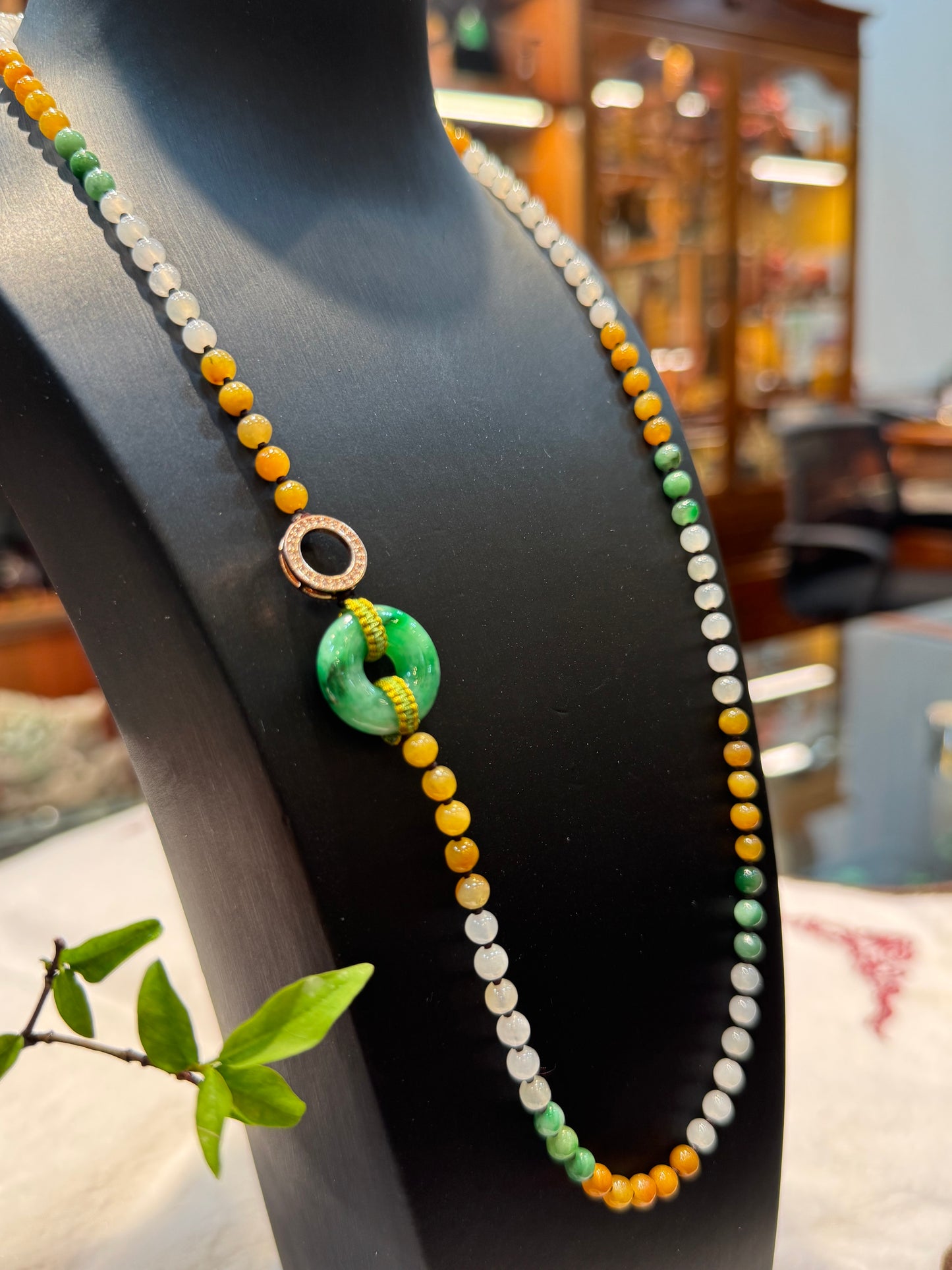 Multi-Colour Round Beads Necklace (N001)