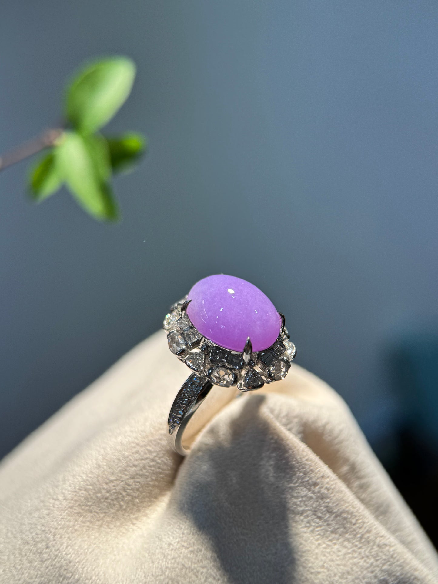 Lavender Cabochon Ring (R154)