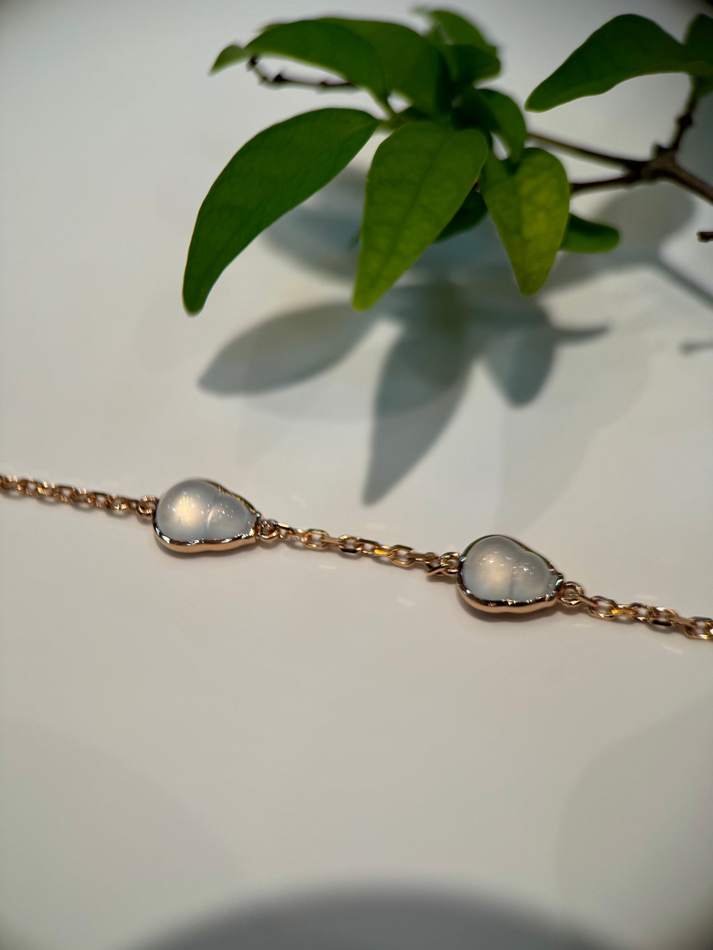 Icy Gourd (Hu Lu) Jade Bracelet (B006)