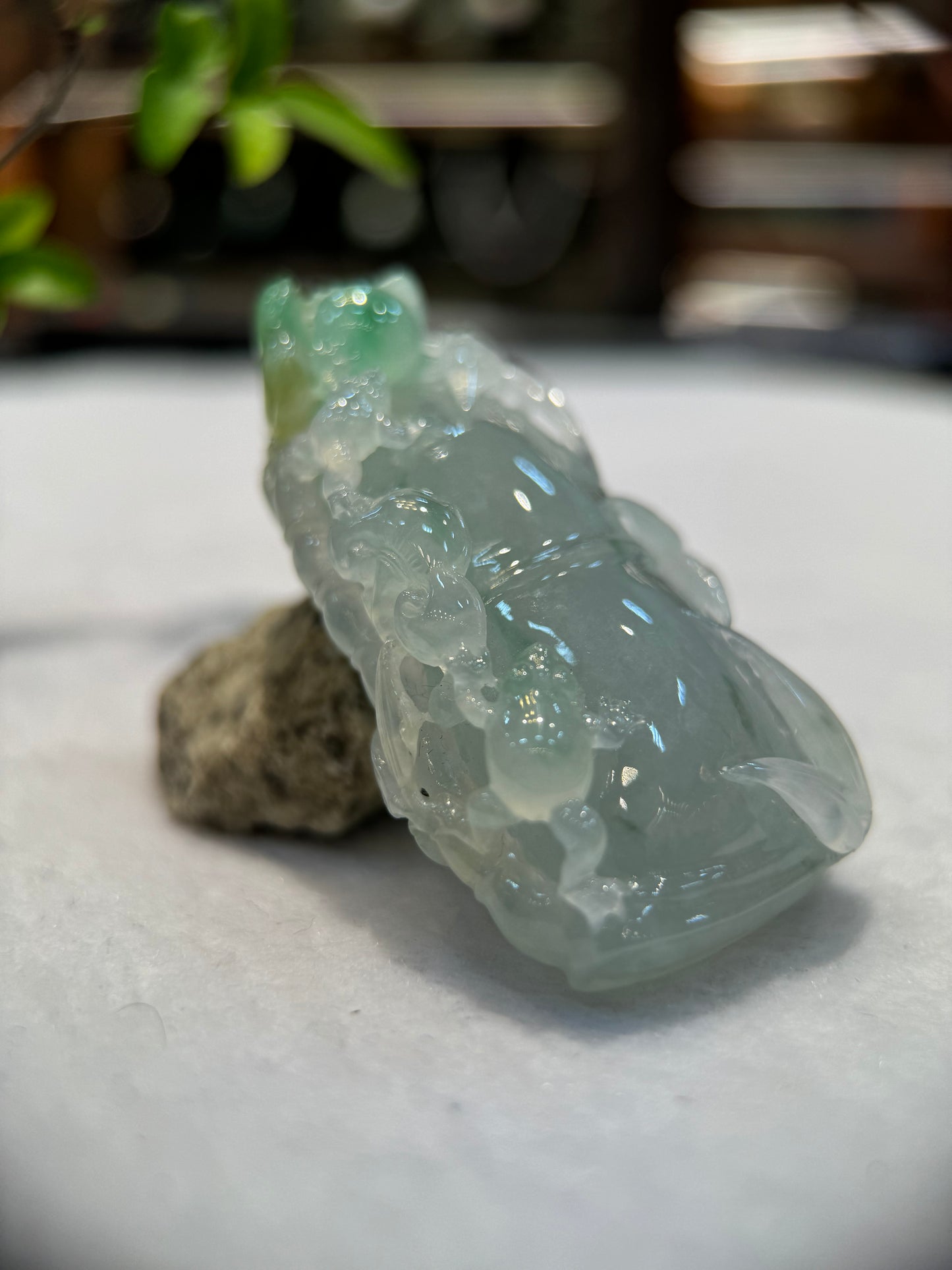 Icy 3 colour (三彩)Bamboo Pendant (P125)