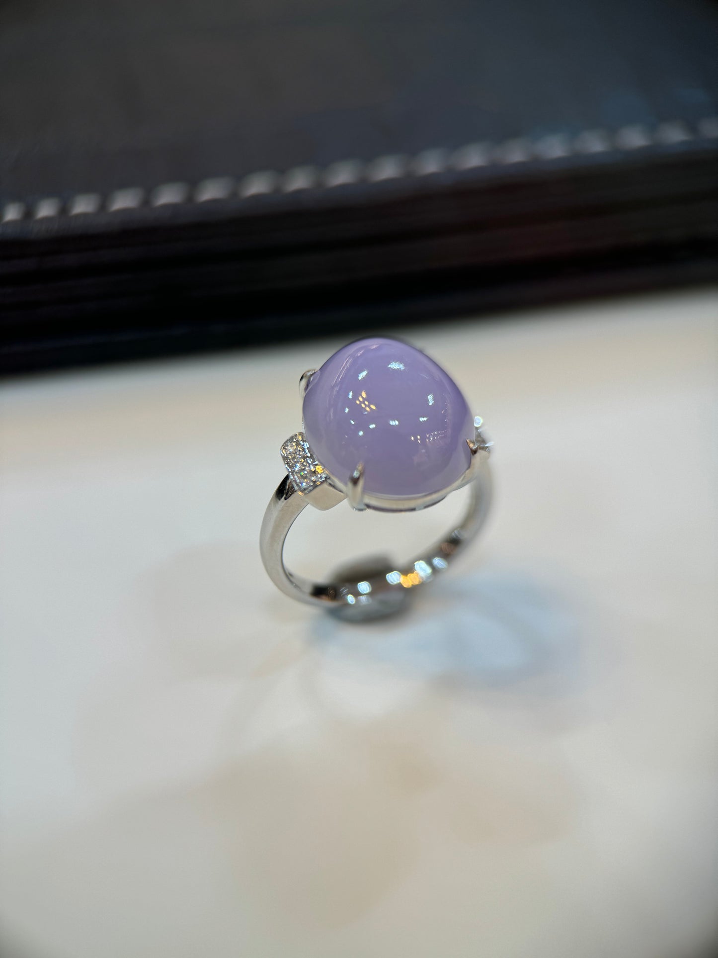 Lavender Cabochon Ring (R105)