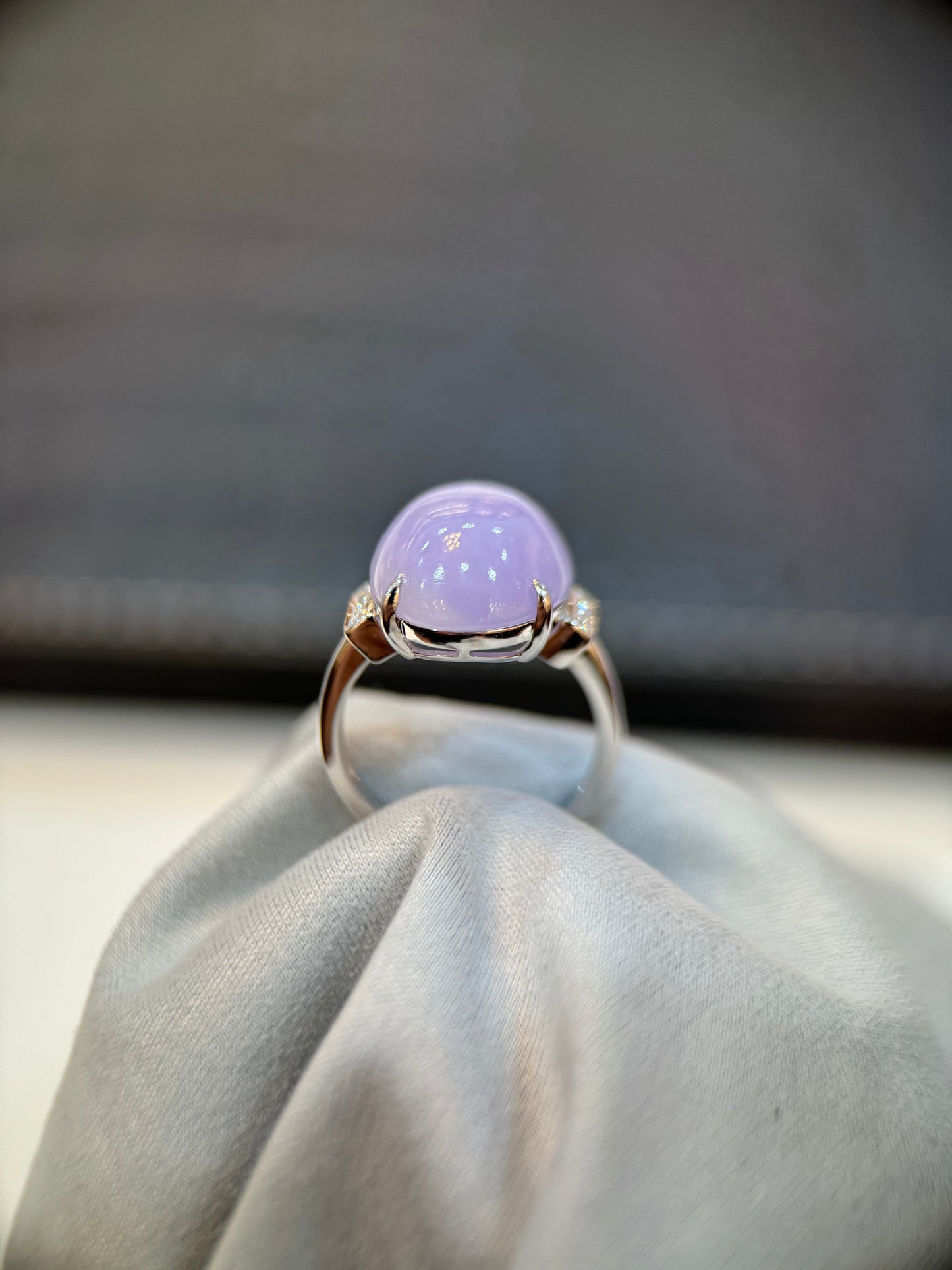 Lavender Cabochon Ring (R105)