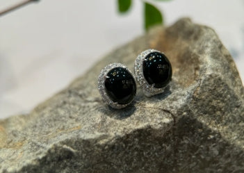 Unveiling the Omphacite Cabochon Earrings: A Symphony of Elegance and Everyday Luxury