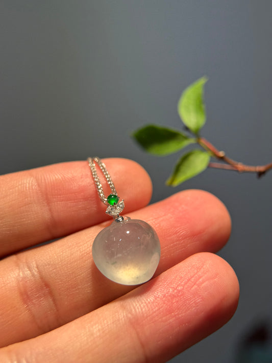 Icy Peach Pendant (P166)