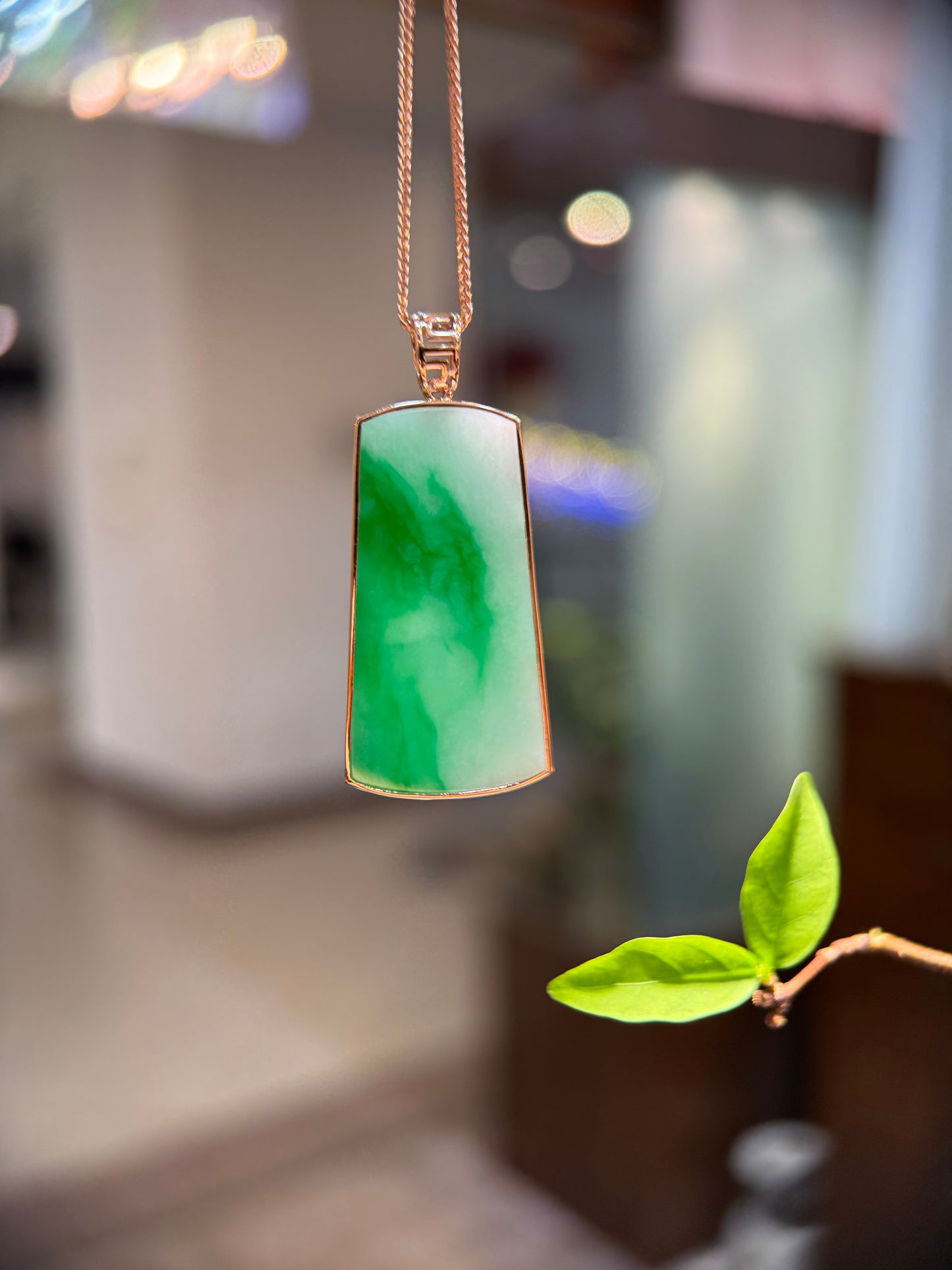 Green (平安无事）Jade Pendant (P169)