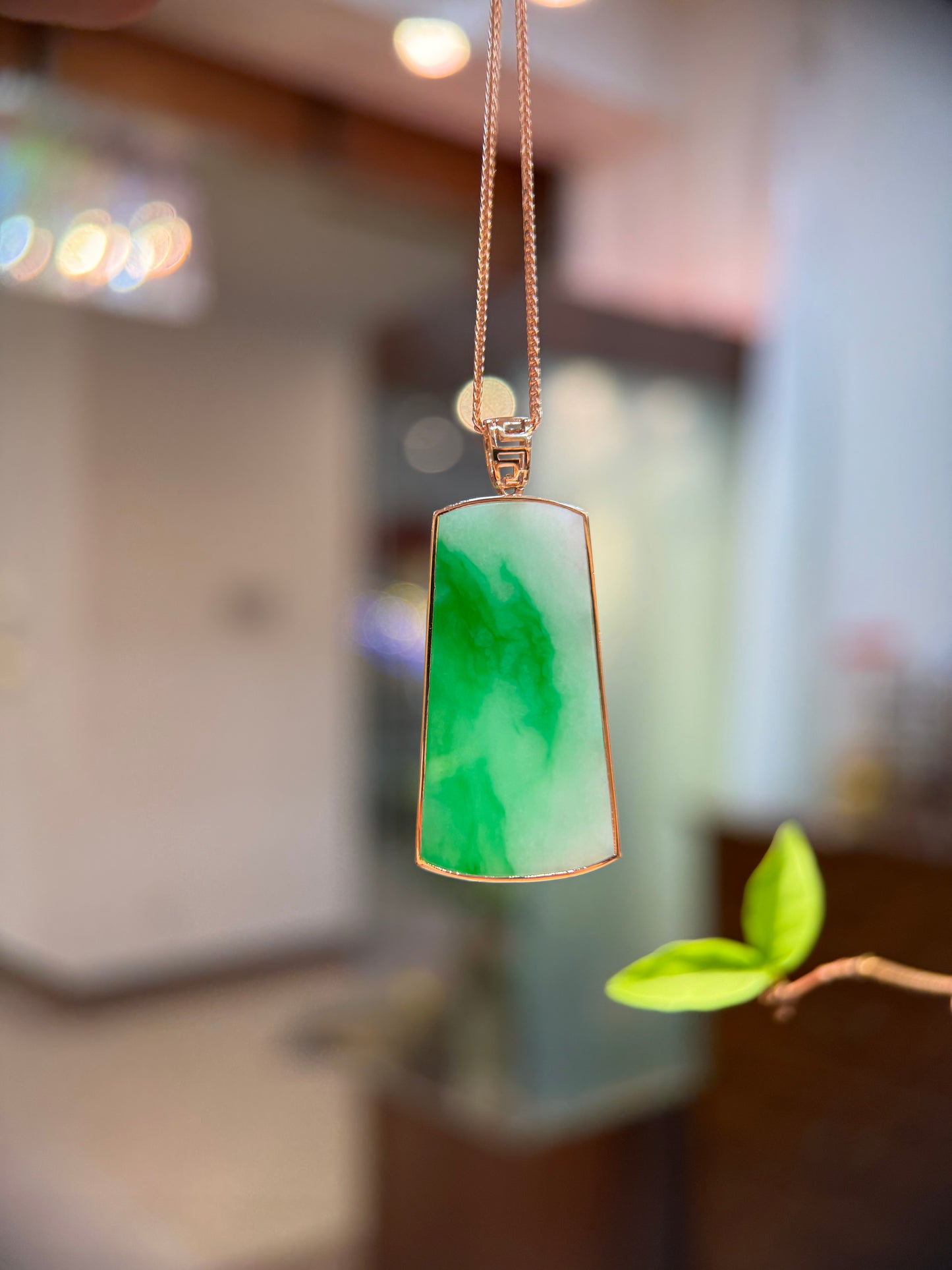 Green (平安无事）Jade Pendant (P169)