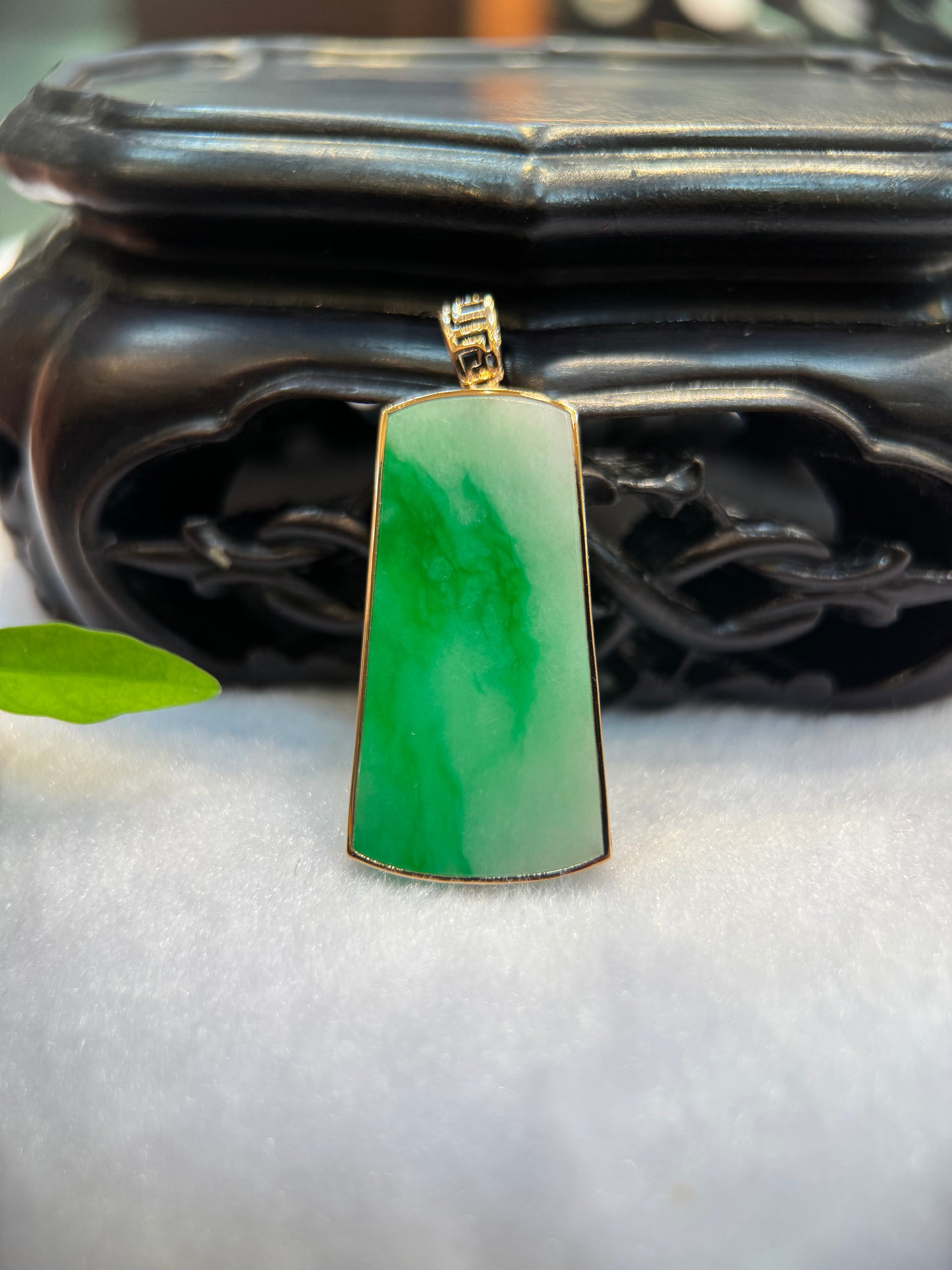 Green (平安无事）Jade Pendant (P169)