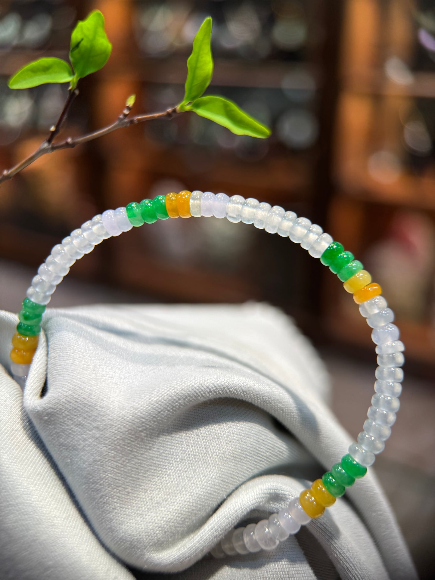 Multi-colour abacus Bead Bracelet (B013)