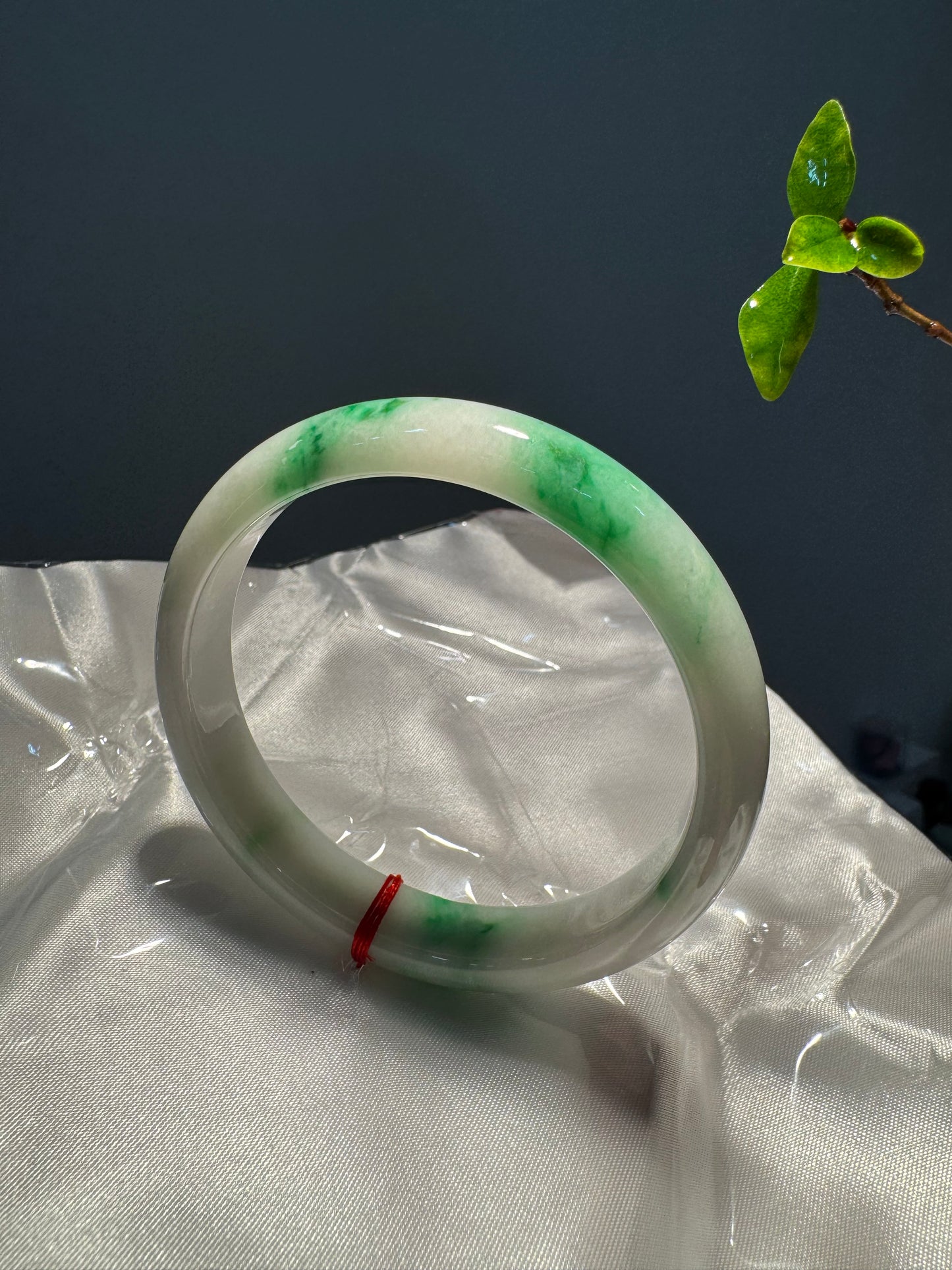 Green Jade Bangle (B022)