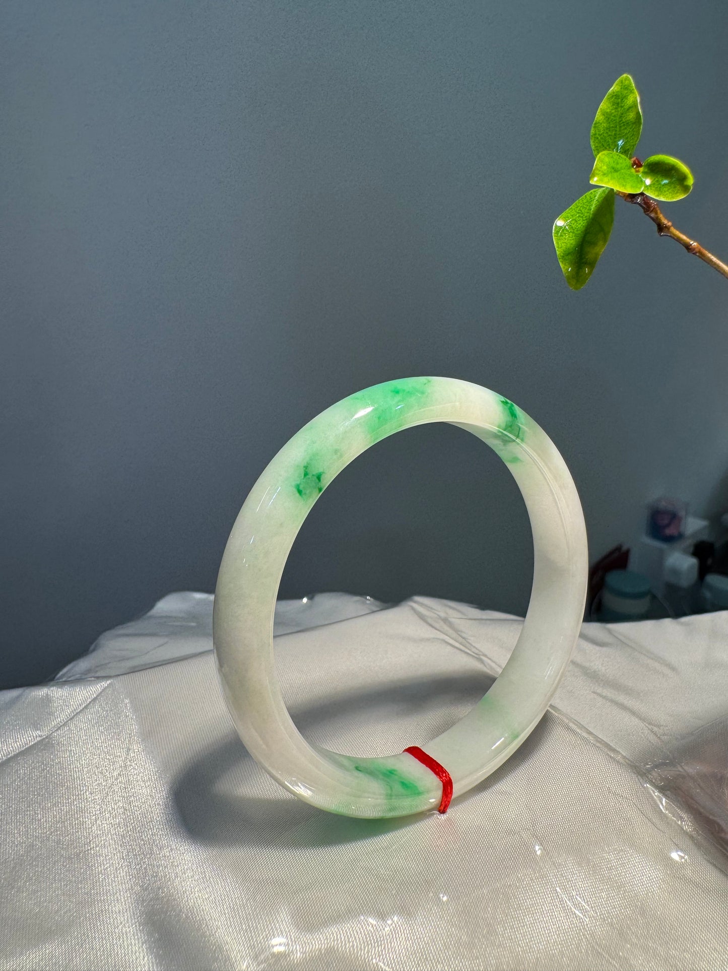 Green Jade Bangle (B022)