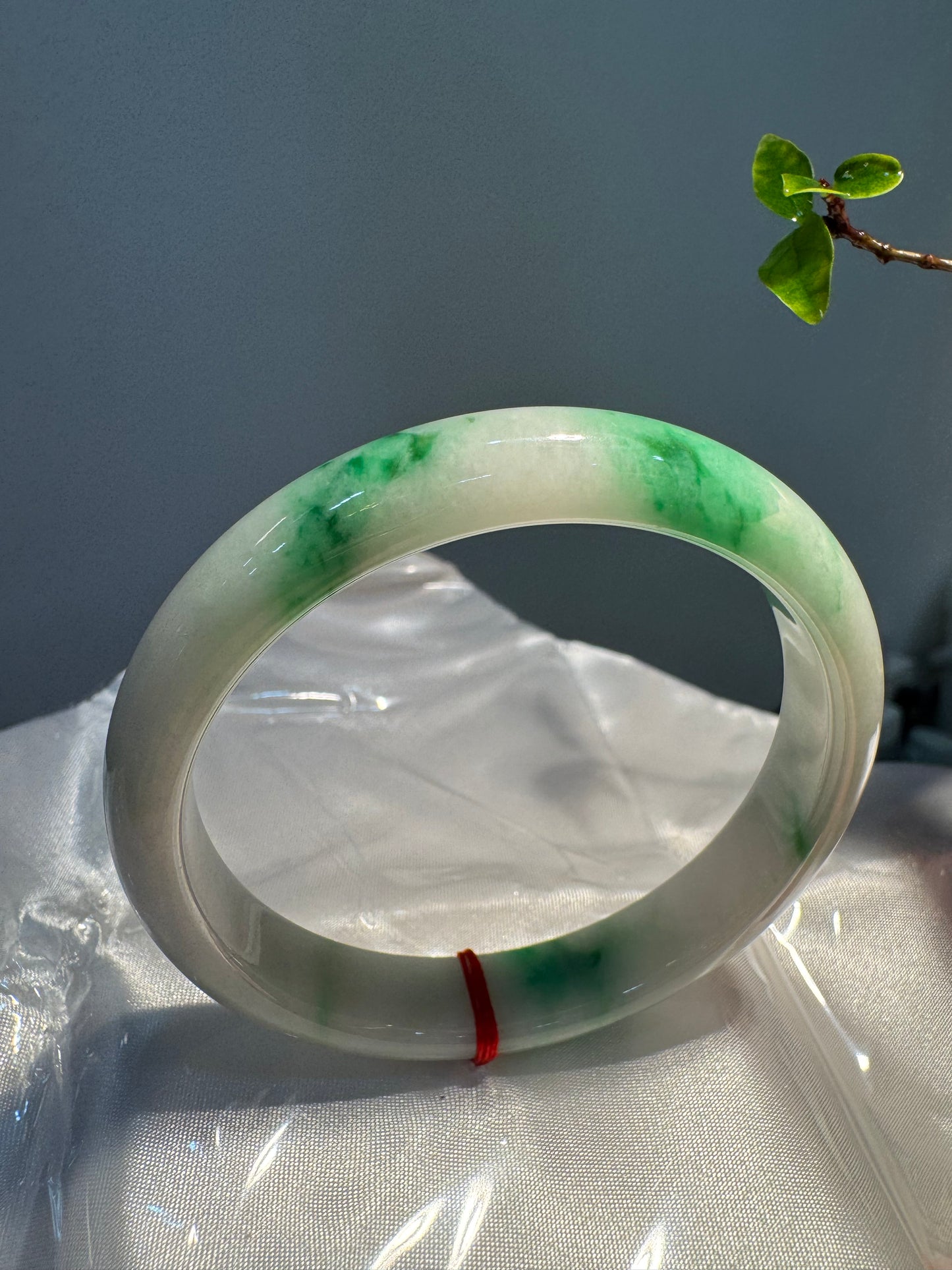 Green Jade Bangle (B022)