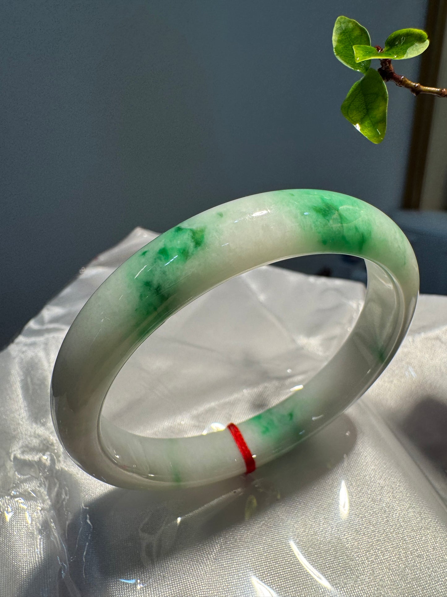 Green Jade Bangle (B022)