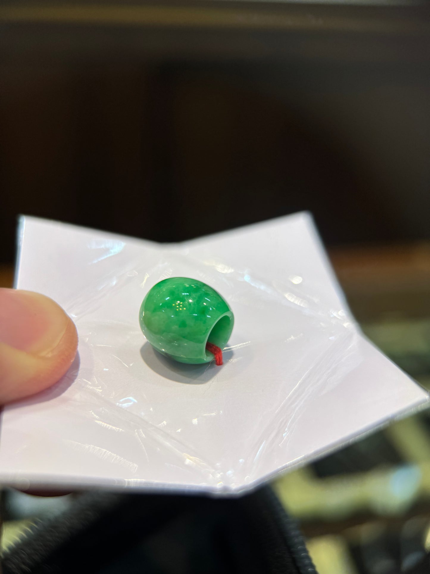 Green Jade Barrel (P172)