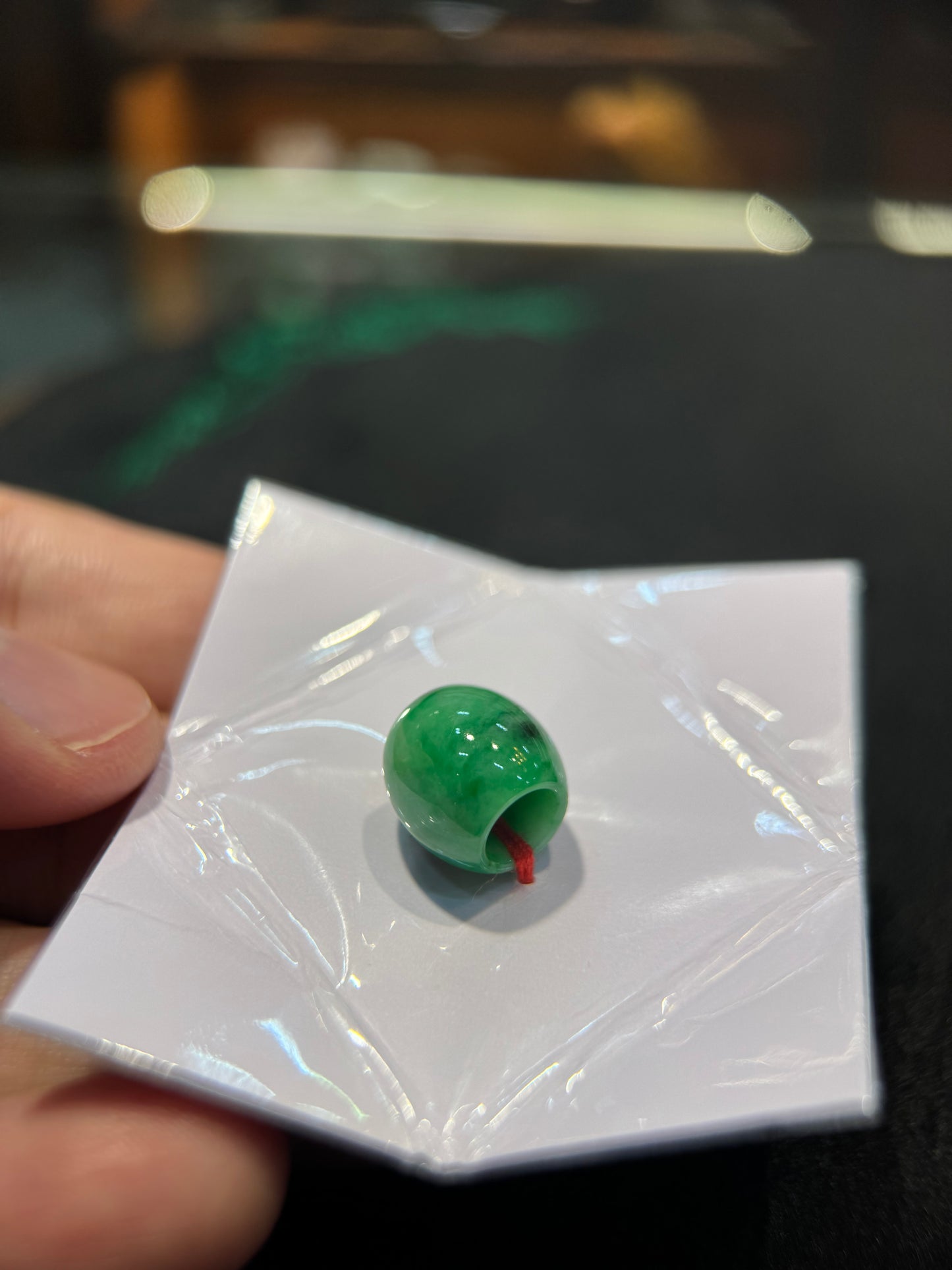 Green Jade Barrel (P172)
