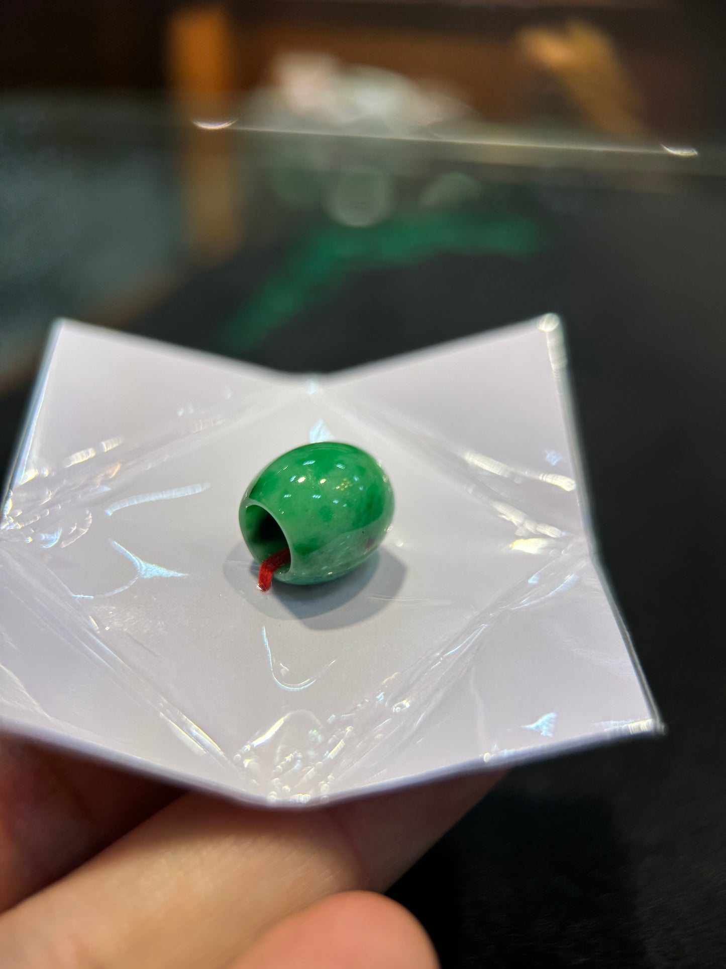 Green Jade Barrel (P172)