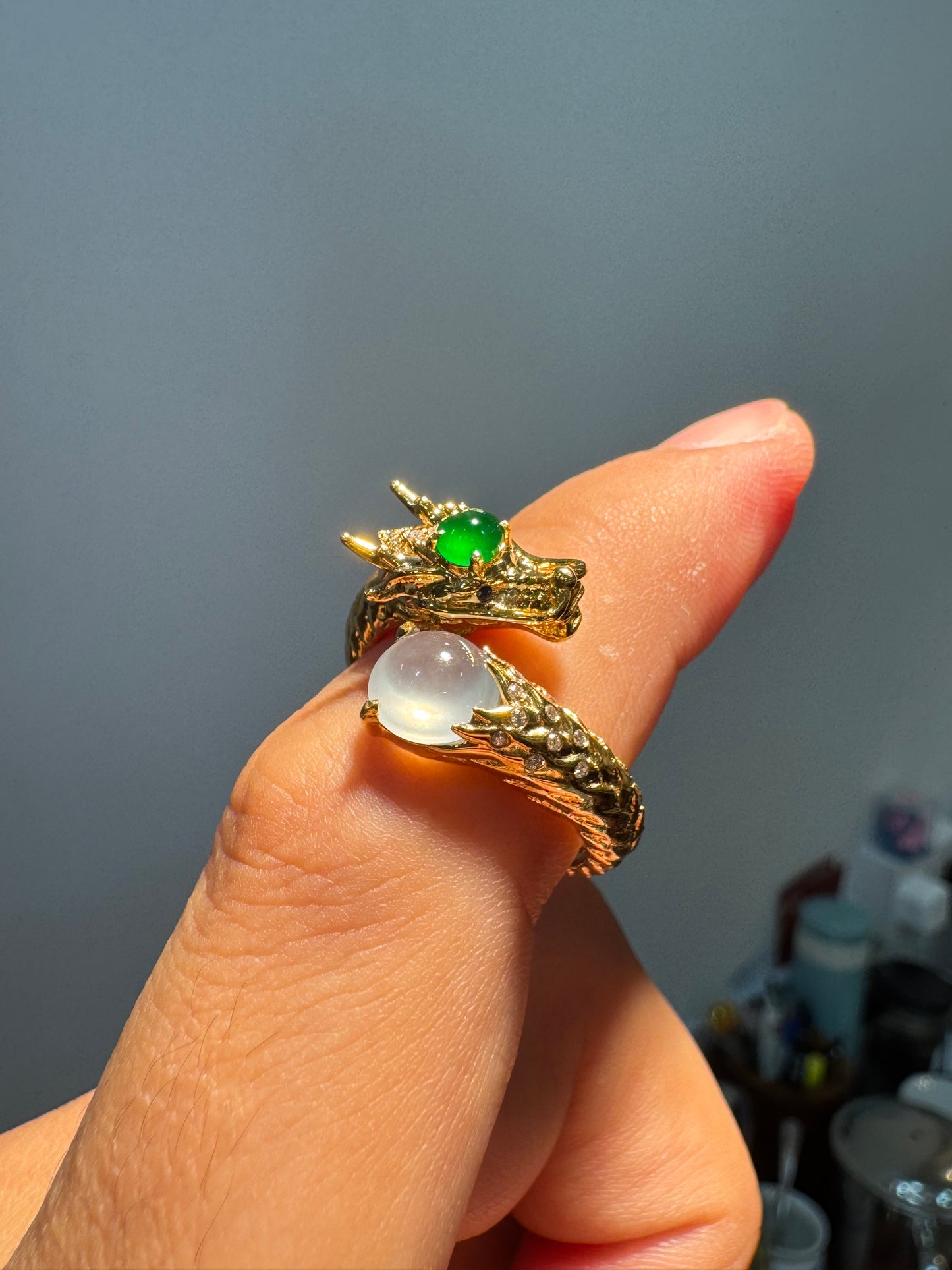 Dragon Jade Ring (R161)
