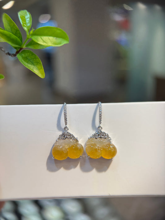 Honey Persimmon Earring (E331)