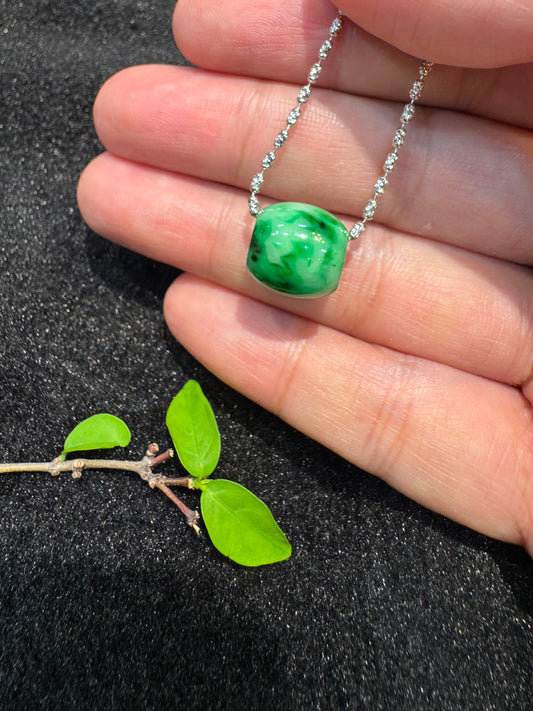 Green Jade Barrel (P175)
