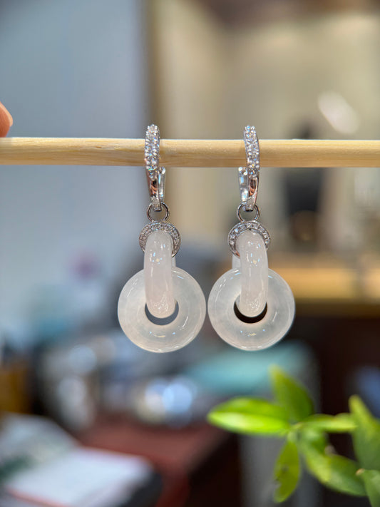 Icy Double Loop Earring (E332)