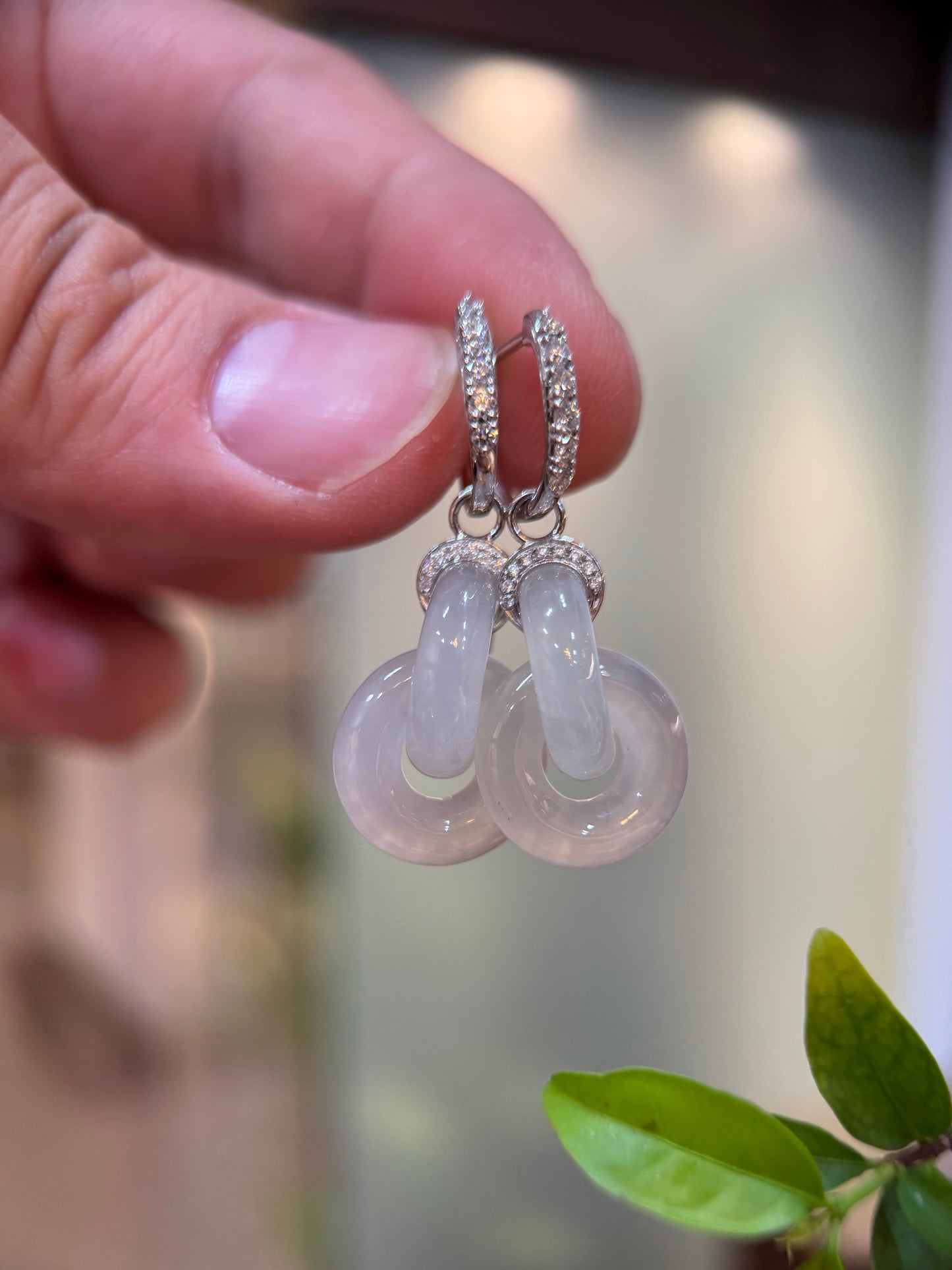 Icy Double Loop Earring (E332)
