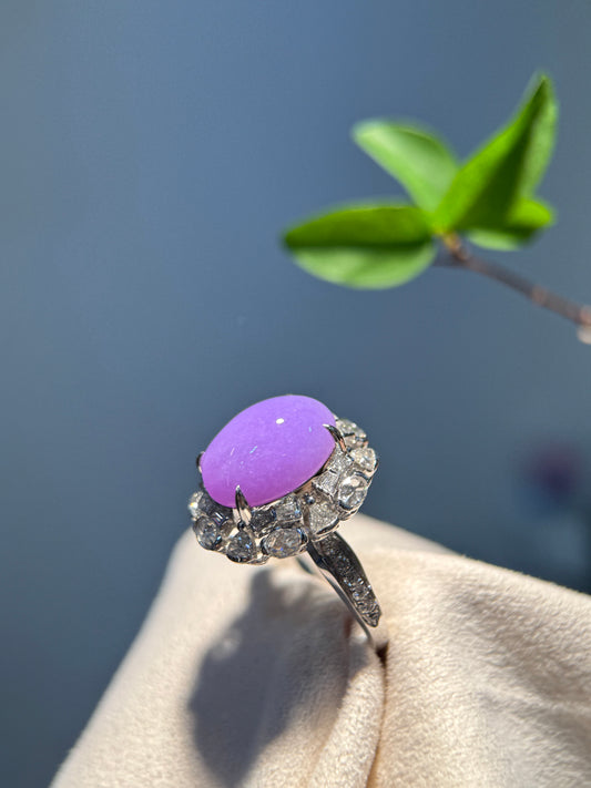Lavender Cabochon Ring (R154)