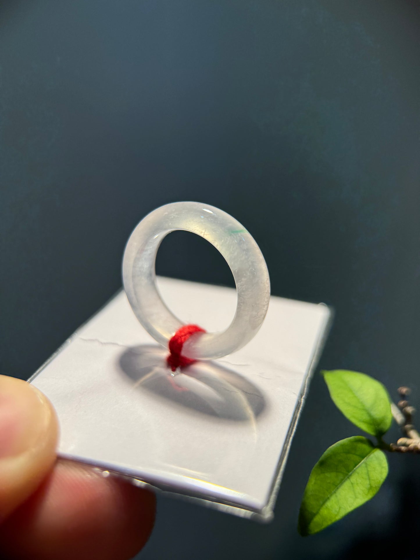 Highly Translucent Hololith Ring (R156)