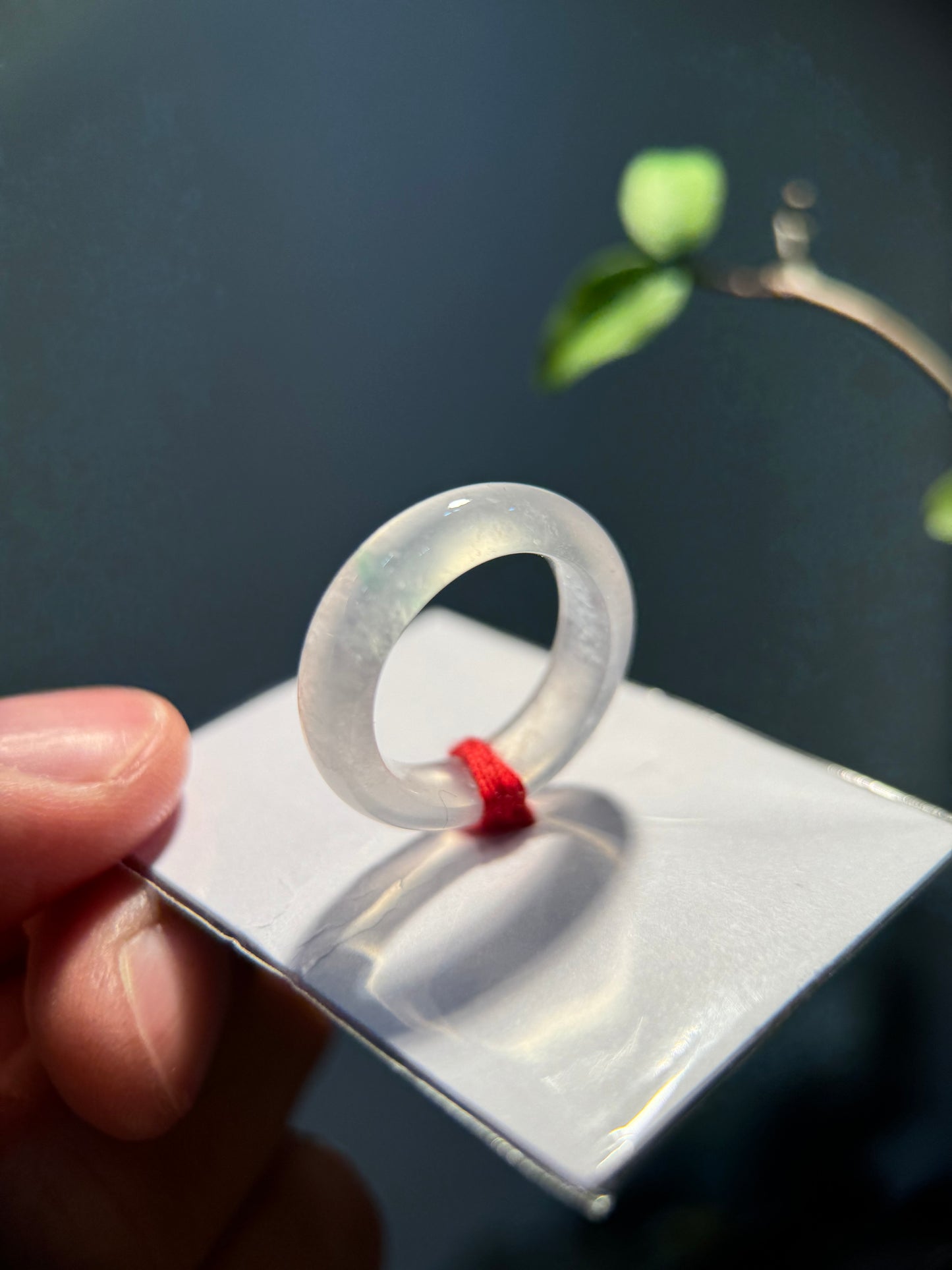 Highly Translucent Hololith Ring (R156)