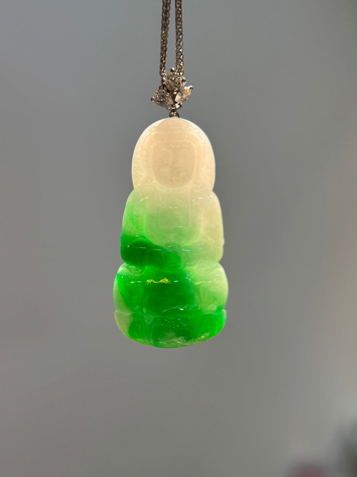 Green Goddess of Mercy Pendant (P164)